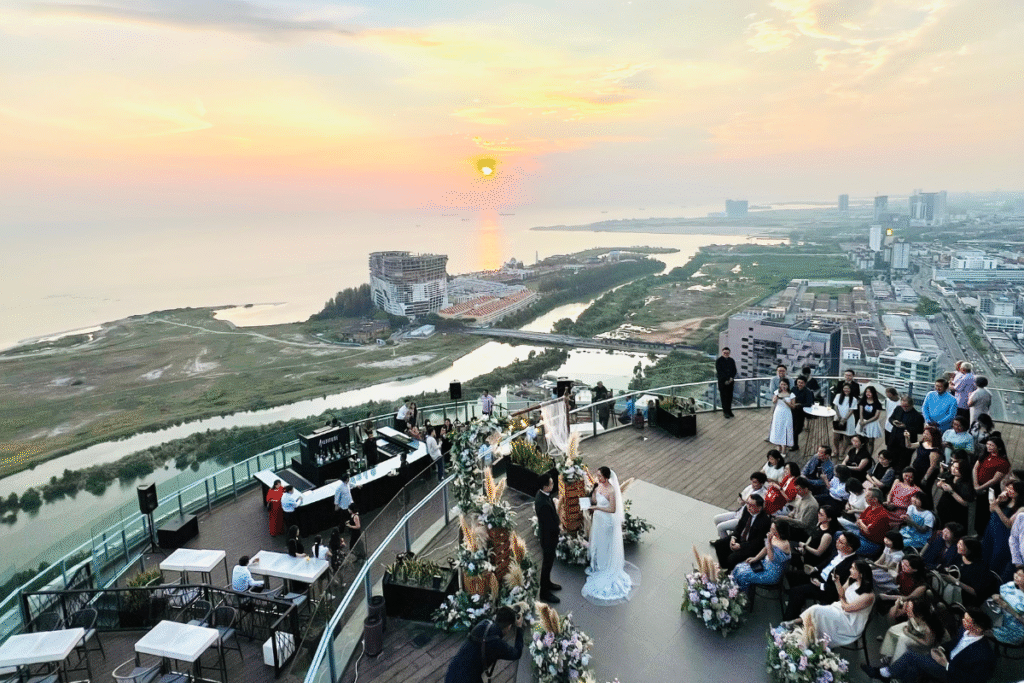 melaka rooftop wedding venue
